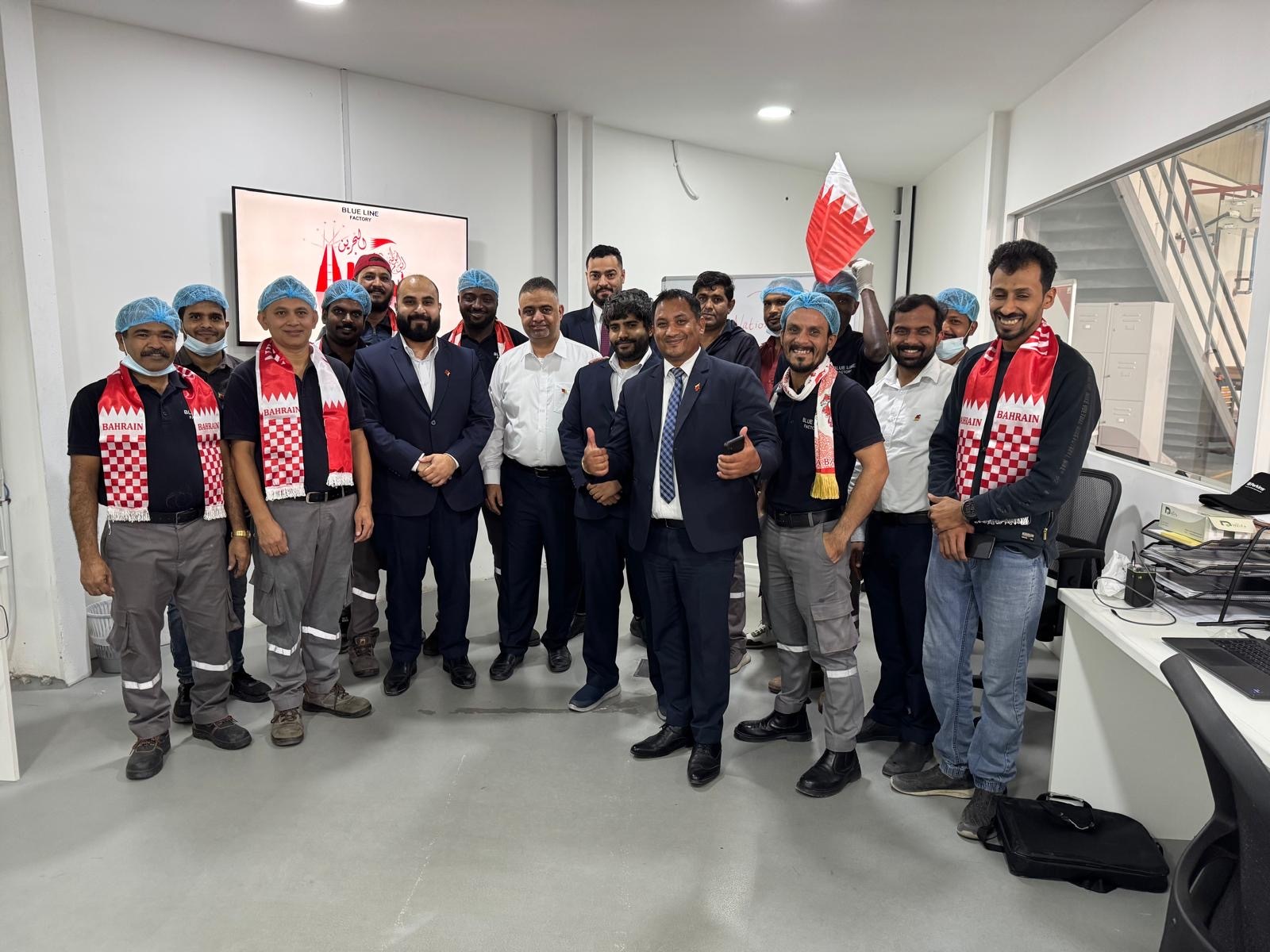 Blue Line Group Celebrates Bahrain National Day with Color and Cheer